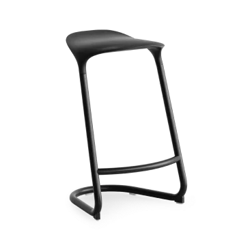 Lapalma Cross Bar Stool made in Italy in black