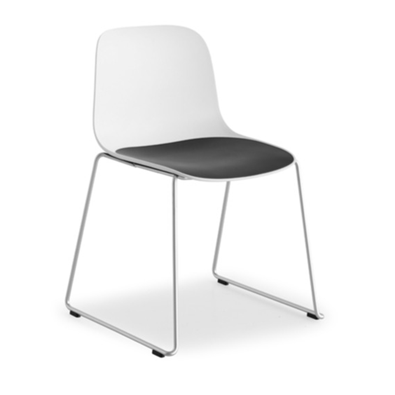 Seela Chair with seatpad sled base by Lapalma