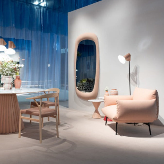 Area Armchair by Midj in Showroom Salone del mobile in Italy