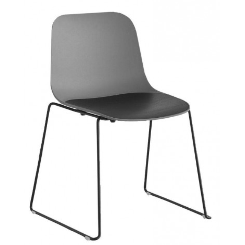 Seela Chair with sled base by Lapalma