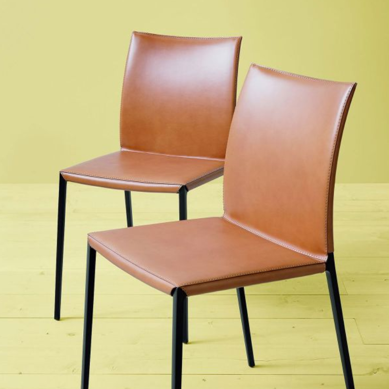 Lia Modern Dining Chairs by Zanotta in leather