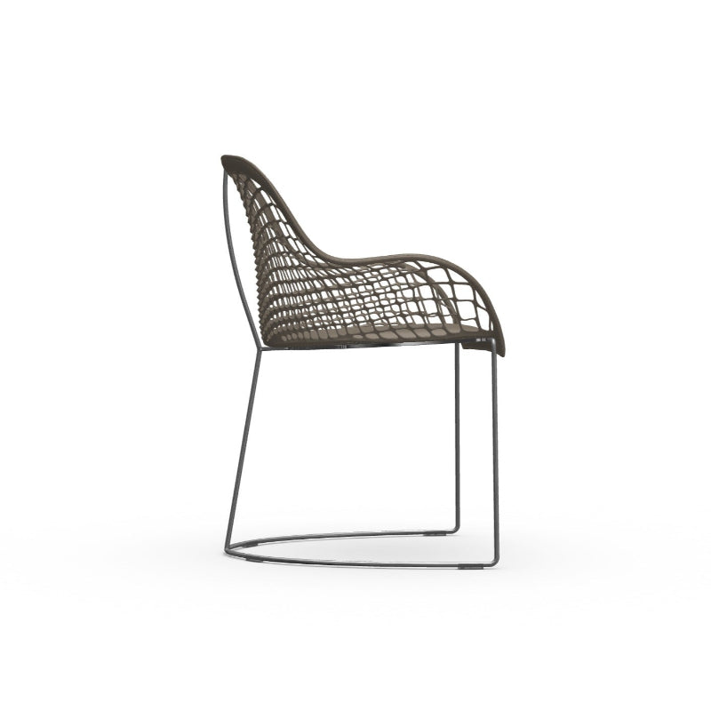 Guapa p m CU armchair by midj in coffee