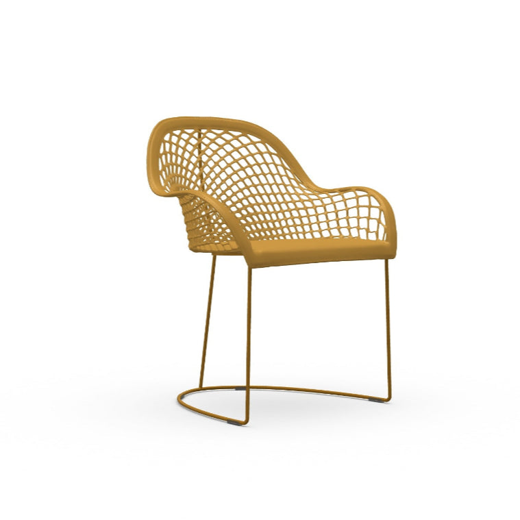 Guapa p m CU armchair by midj in ochre