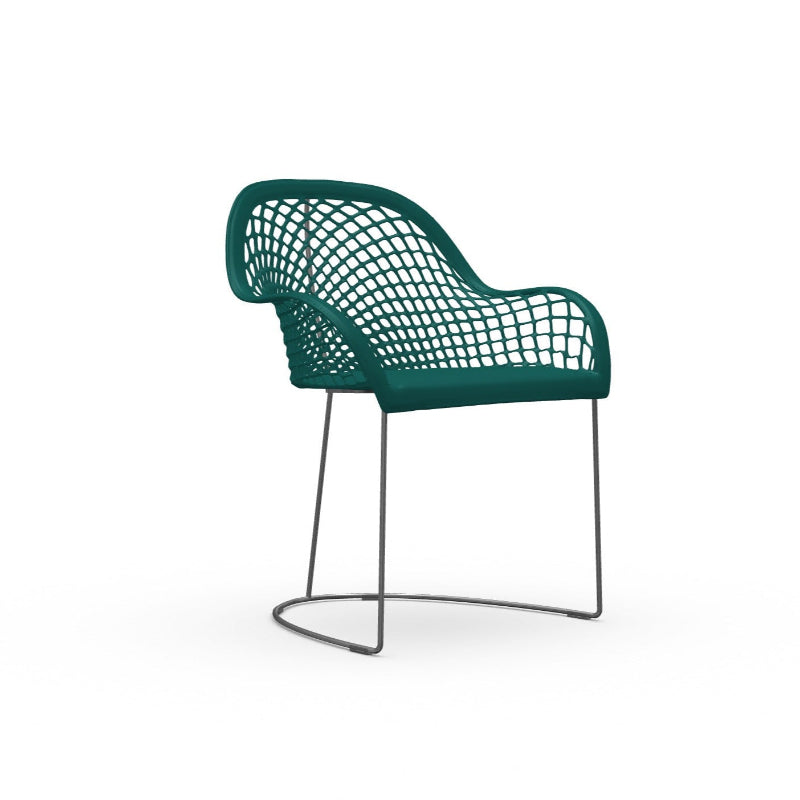 Guapa p m CU armchair by midj in pine green