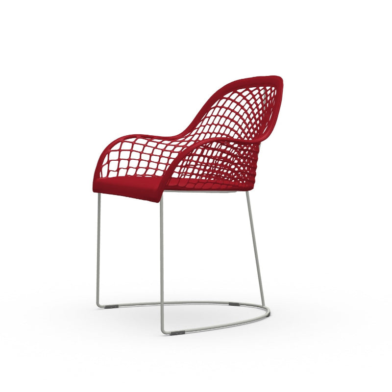 Midj Guapa Chair cherry red hide