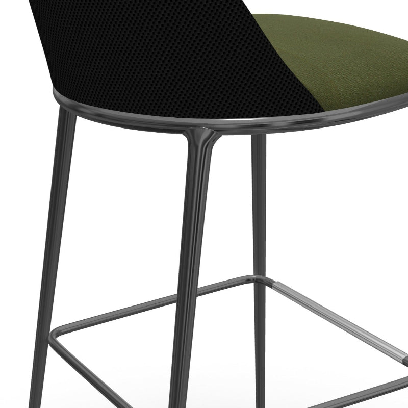 lea bar stool by midj closeup